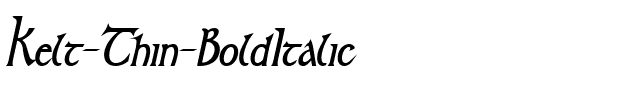 Kelt Thin BoldItalic.ttf