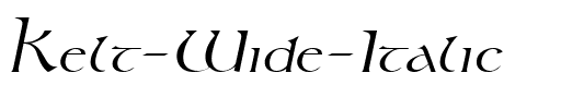 Kelt Wide Italic.ttf