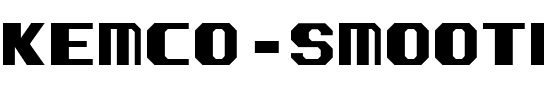 Kemco Smooth Bold.ttf