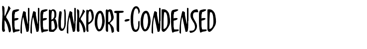 Kennebunkport Condensed Condensed.ttf