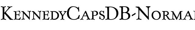 KennedyCapsDB Normal.ttf