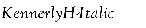 KennerlyH-Italic Italic.ttf