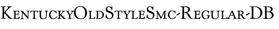 KentuckyOldStyleSmc DB Regular.ttf