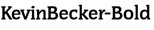 KevinBecker Bold.ttf