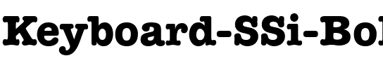 Keyboard SSi Bold.ttf