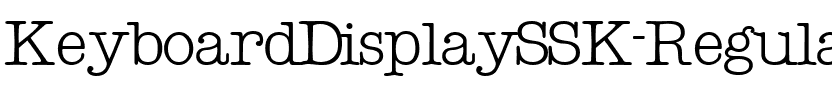 KeyboardDisplaySSK Regular.ttf