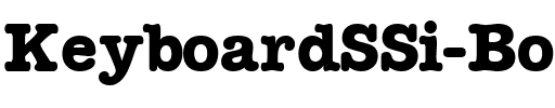 KeyboardSSi Bold.ttf