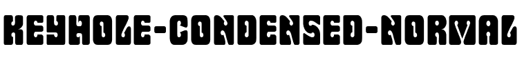 Keyhole-Condensed  Normal.ttf