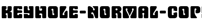 Keyhole Normal.ttf
