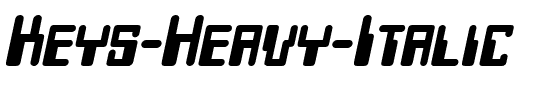 Keys Heavy Italic.ttf