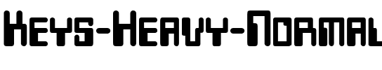 Keys Heavy Normal.ttf
