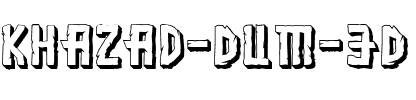Khazad-Dum 3D Regular.ttf