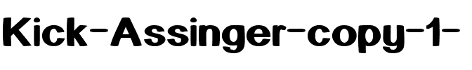 Kick Assinger Regular.ttf