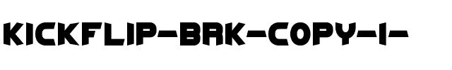 Kickflip BRK Regular.ttf