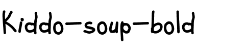 Kiddo-soup Kiddo-soup-bold.ttf