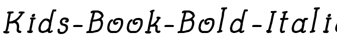 Kids Book Gras Italique.ttf