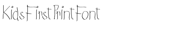 KidsFirstPrintFont Regular.ttf