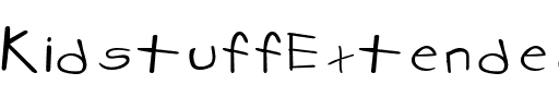 KidstuffExtended Regular.ttf