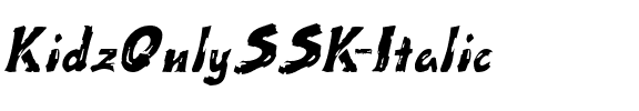 KidzOnlySSK Italic.ttf