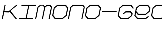 Kimono Geo Italic.ttf