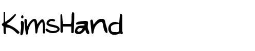 Kims Hand Regular.ttf