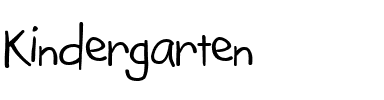 Kindergarten Regular.ttf