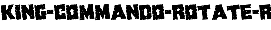 King Commando Rotate Regular.ttf
