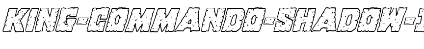 King Commando Shadow Italic Italic.ttf