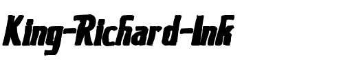 King Richard Ink Regular.ttf