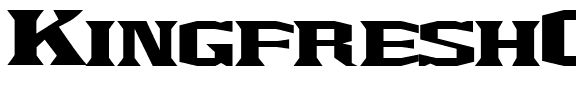 KingfreshCondensed Regular.ttf