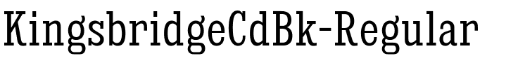 Kingsbridge Cd Bk Regular.ttf