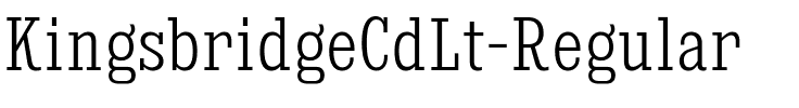 Kingsbridge Cd Lt Regular.ttf