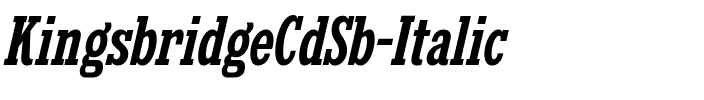 Kingsbridge Cd Sb Italic.ttf
