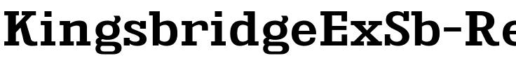 Kingsbridge Ex Sb Regular.ttf