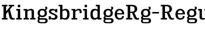 Kingsbridge Rg Regular.ttf