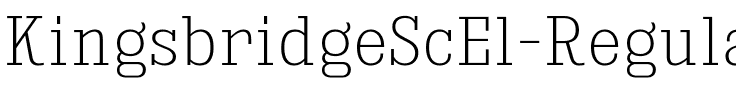 Kingsbridge Sc El Regular.ttf