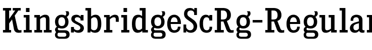 Kingsbridge Sc Rg Regular.ttf