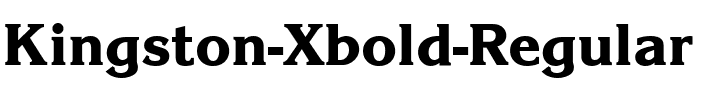 Kingston-Xbold Regular.ttf