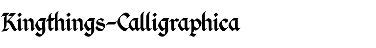 Kingthings Calligraphica Regular.ttf