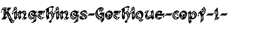 Kingthings Gothique Regular.ttf