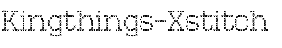 Kingthings Xstitch Regular.ttf