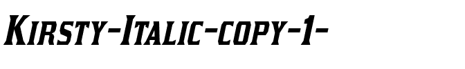 Kirsty Italic.ttf