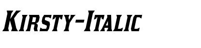 Kirsty Italic.ttf