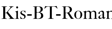 Kis BT Roman.ttf