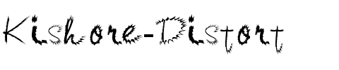 Kishore-Distort Regular.ttf