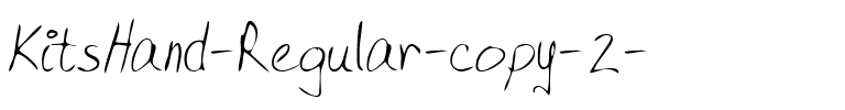 KitsHand Regular.ttf
