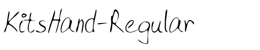KitsHand Regular.ttf