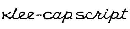 Klee CapScript Regular.ttf