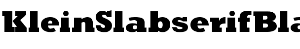 KleinSlabserifBlaxX Regular.ttf