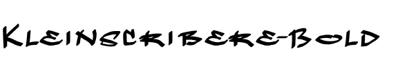 Kleinscribere Bold.ttf